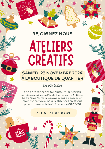 Ateliers créatifs 