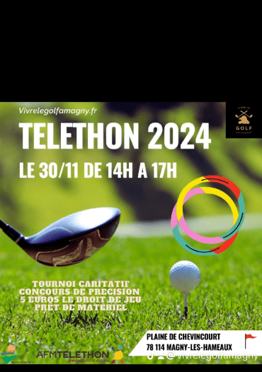 Jeu précision golf Téléthon 2024