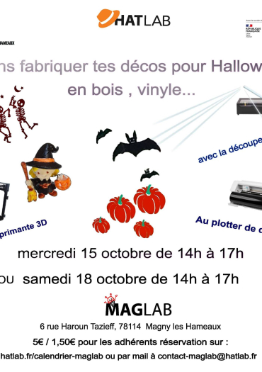 Atelier Halloween 2025 du Maglab