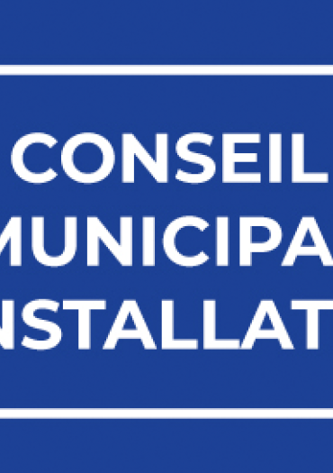 Conseil municipal d'installation 
