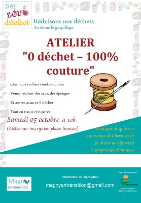 Atelier 0 déchet - 100% couture