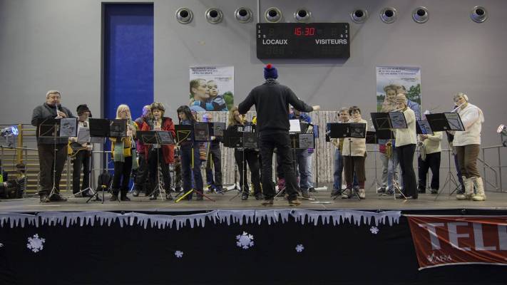 L'Harmonie Magnycoise en solidarité au Téléthon