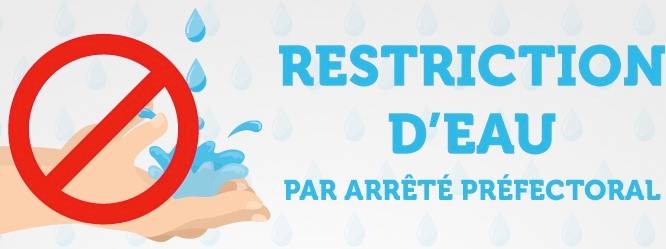 Restriction d'eau