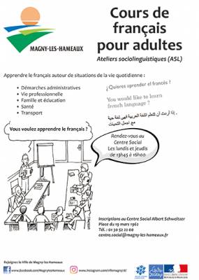 Cours de français pour adultes : les ateliers sociolinguistiques