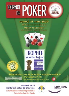 Tournoi de poker Laurette Fugain 2020