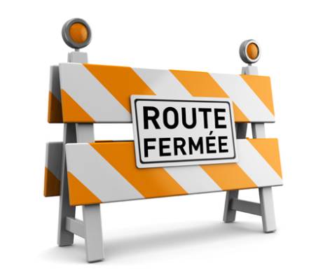 Route fermée