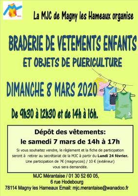 Braderie de vêtements 2020