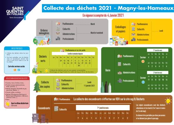 Calendrier de collecte 2021
