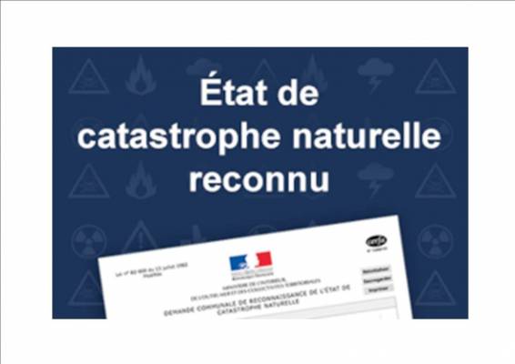 Etat de catastrophe naturelle