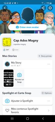 Snapchat Service jeunesse de Magny-les-Hameaux
