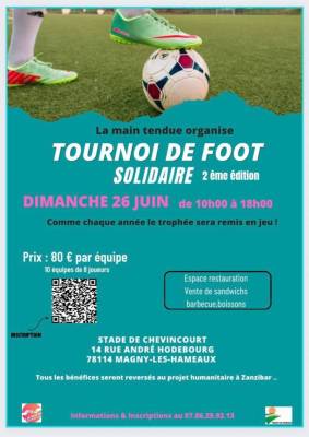 Tournoi foot solidaire 2ème edition