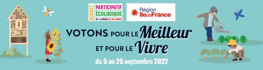 Budget participatif du 5 au 25 septembre 2022