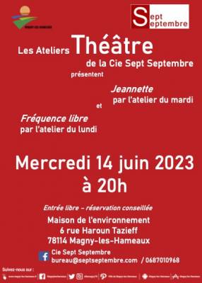 ateliers théâtre Sept Septembre 