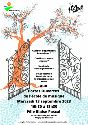 Portes ouvertes de l'école de musique (Association Musicale de la Mérantaise)