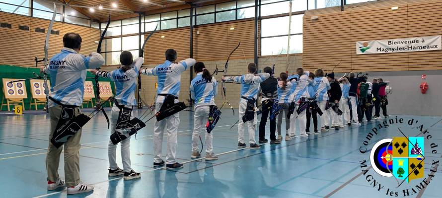 Tir à l'arc en salle