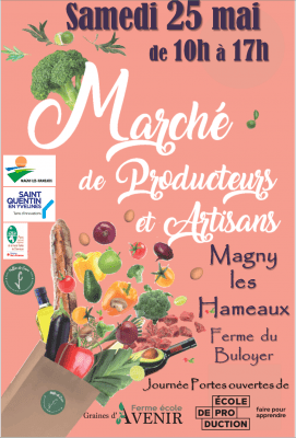 Affiche Marché de producteurs et artisans à Buloyer