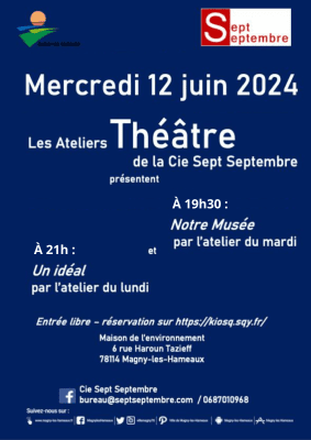 Affiche spectacle Sept Septembre 2024