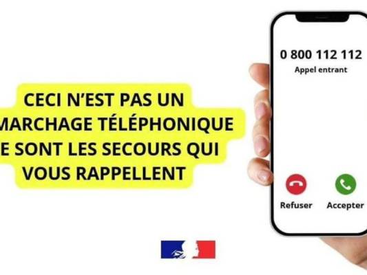 Les services de secours vous appellent désormais avec le 0800 112 112