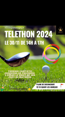 Jeu précision golf Téléthon 2024