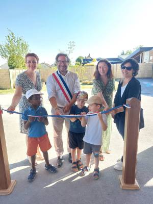 Discours de M. le Maire à l'occasion de l'inauguration de la cour d'école Francis Jammes