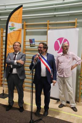Discours de M. le Maire à l'occasion de l'inauguration du Gymnase Auguste Delaune