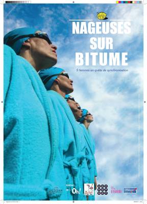 AFFICHE NAGEUSES SUR BITUME