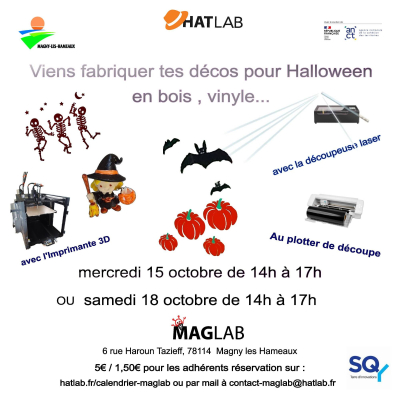 Atelier Halloween 2025 du Maglab