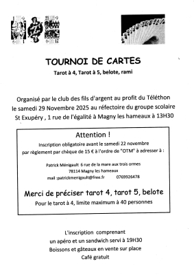Tournoi de cartes