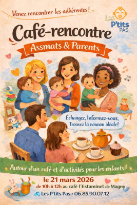 flyer pour inviter au café - rencontre