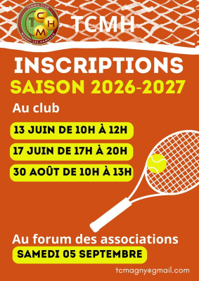 Inscriptions TCMH