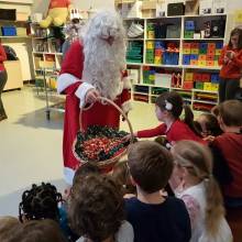 Le Père Noël dans les écoles maternelles de la Ville