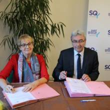  Gérondicap : signature de la convention entre l'AIES et SQY