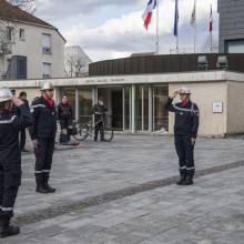 Cérémonie officielle de la passation de commandement du centre d'incendie et de secours de Magny-les-Hameaux.