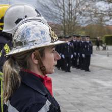 Cérémonie officielle de la passation de commandement du centre d'incendie et de secours de Magny-les-Hameaux.