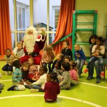 Visite du Père Noël dans les écoles de la Ville