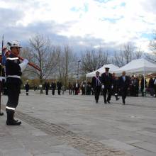 Cérémonie officielle de la passation de commandement du centre d'incendie et de secours de Magny-les-Hameaux.