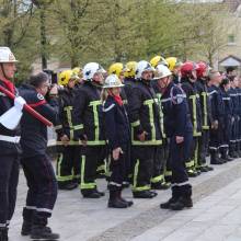 Cérémonie officielle de la passation de commandement du centre d'incendie et de secours de Magny-les-Hameaux.