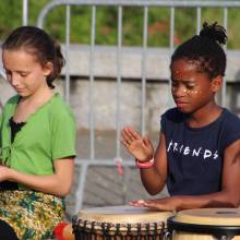 Restitution du stage de danse et percussions africaines