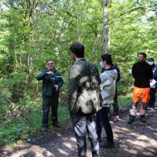 Les forestiers partent à la rencontre des usagers de la forêt de Port-Royal