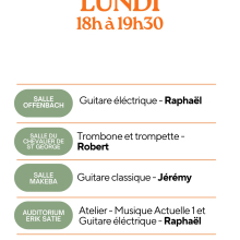 Planning portes ouvertes LUNDI