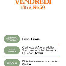 Planning portes ouvertes VENDREDI