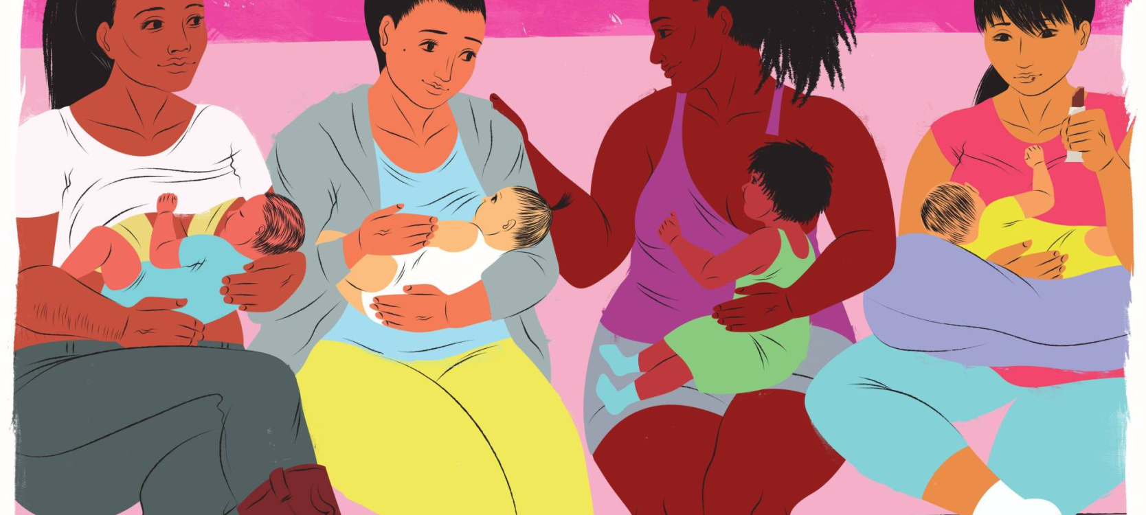 Discussion entre mamans qui allaitent leur bébé