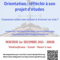 Conférence sur l'orientation - décembre 2021
