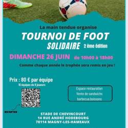 Tournoi foot solidaire 2ème edition