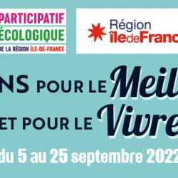 Budget participatif du 5 au 25 septembre 2022