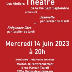 ateliers théâtre Sept Septembre 