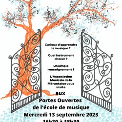 Portes ouvertes de l'école de musique (Association Musicale de la Mérantaise)