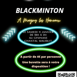 Affiche Blackminton 2