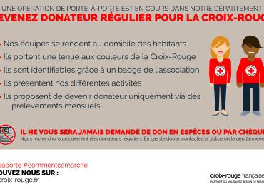 Donateur a la croix rouge