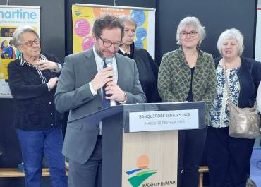 M. le Maire à l'occasion du Banquet des seniors 2025